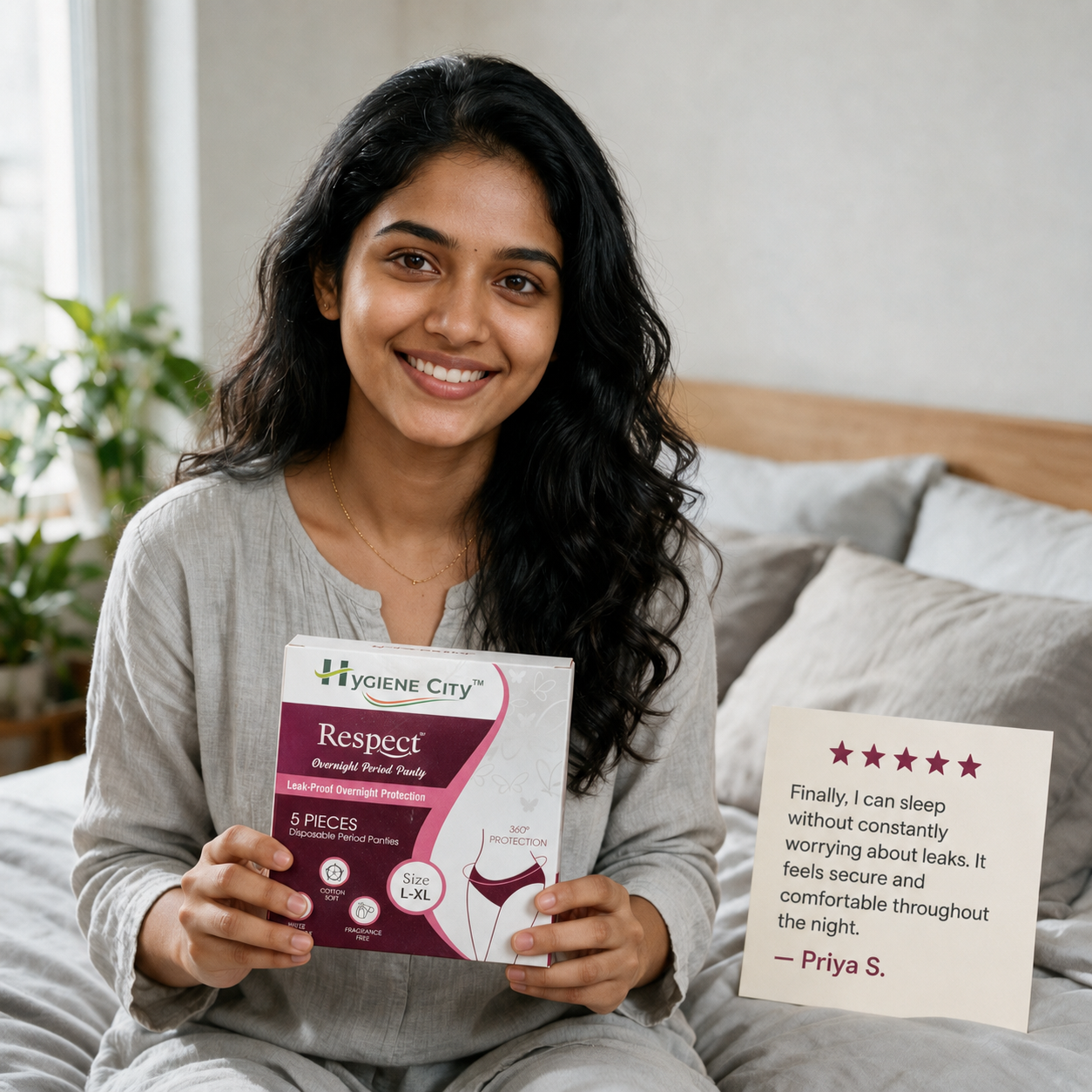 Hygiene City™ Respect Overnight Disposable Period Panties