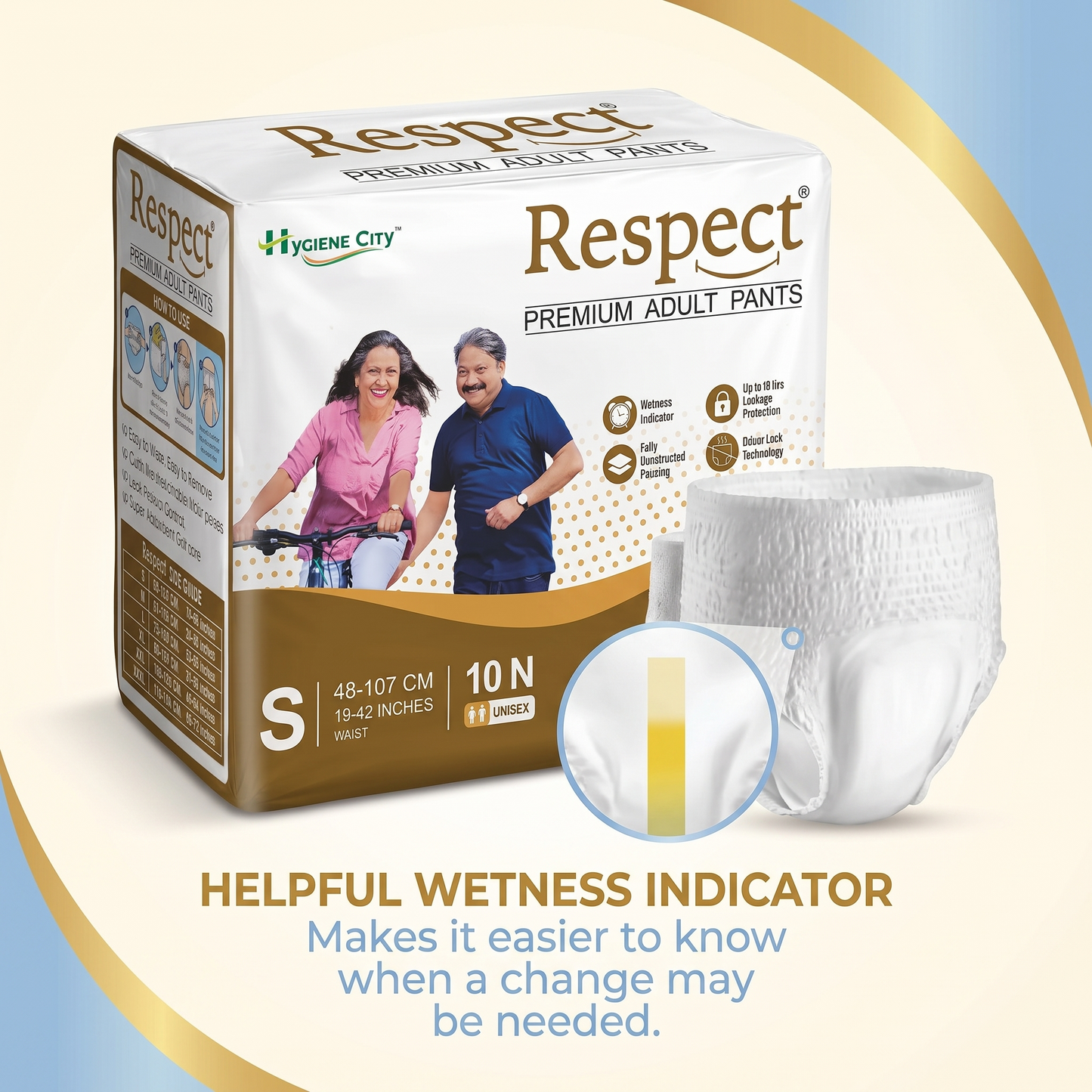 Hygiene City™ Respect Premium Adult Diaper Pants – Unisex