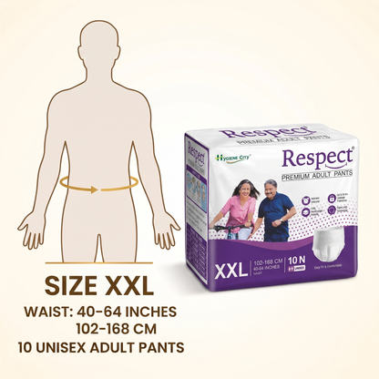 Hygiene City™ Respect Premium Adult Diaper Pants – Unisex