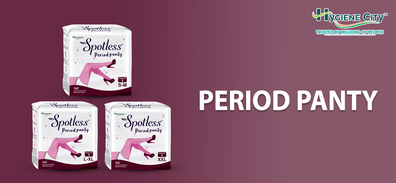 period panty banner hygiene city